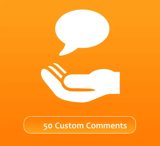 Buy 50 Custom Comments